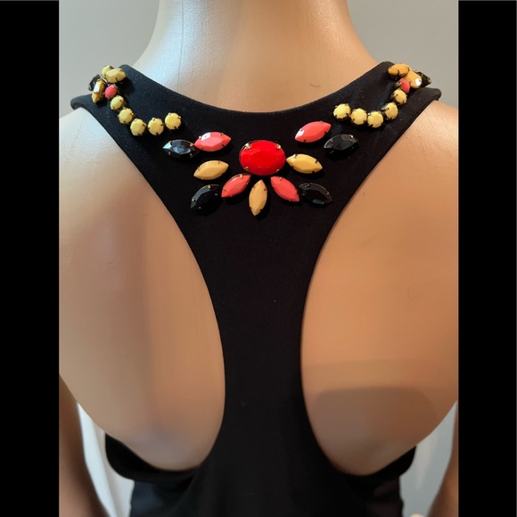 Victoria’s Secret Black Halter Dress with Gorgeous Beaded Neck Detail. SizeM - Picture 6 of 10